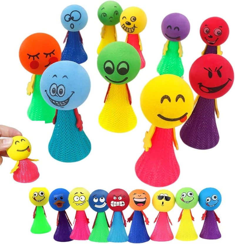 ST ZONE 12 Pieces Jumping Party Favors for Kids Colorful Spring Toys Birthday Return Gifts Bulk Mini Toys for Boys and Girls - Image 1